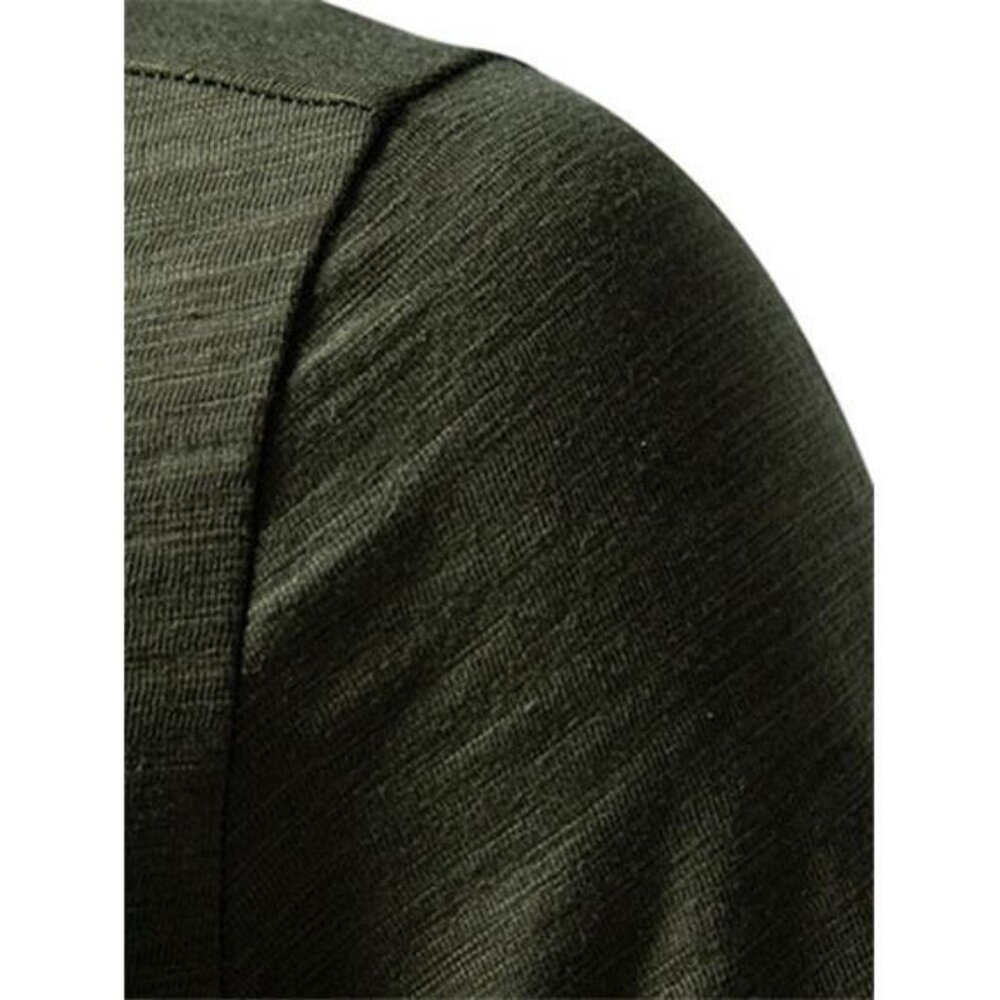 Men's Casual Button Detail T-Shirt - Picture 12 of 16